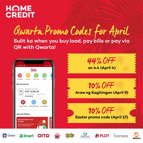 home credit qwarta promo code 2023|Home Credit Philippines .